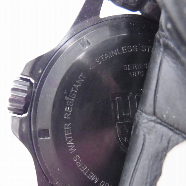 実際に弊社で買取させて頂いたBWL×LUMINOX/ビルウォールレザー×ルミノックス コラボ 3rd アリゲーター 腕時計 の画像 5枚目