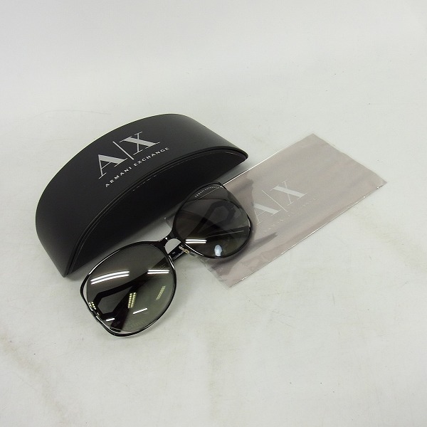 実際に弊社で買取させて頂いたARMANI EXCHANGE/アルマーニエクスチェンジ サングラス AX2009S/6000/11 黒の画像 7枚目