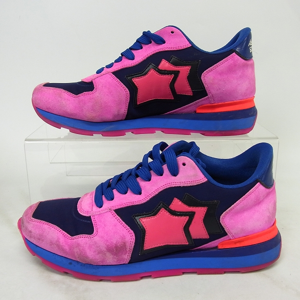 実際に弊社で買取させて頂いたAtlantic STARS/アトランティックスターズ ANTARES GAN-32B スニーカー ピンク IBC-25FF/42の画像 3枚目