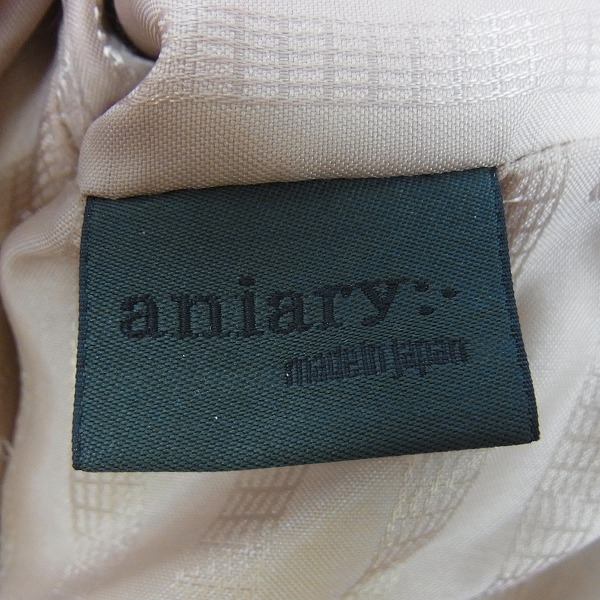 実際に弊社で買取させて頂いたaniary/アニアリ 2way レザーショルダー/トートバッグ 赤茶の画像 5枚目