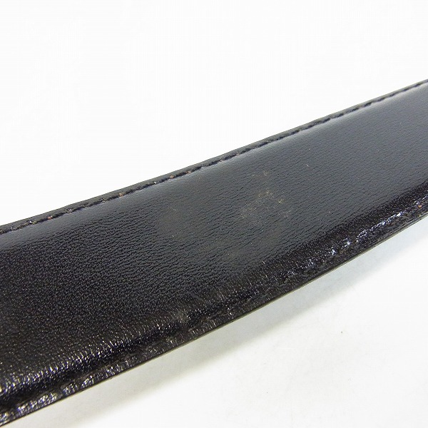 実際に弊社で買取させて頂いたCELINE/セリーヌ メンズ レザー ベルトの画像 5枚目