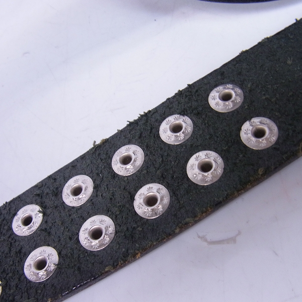 実際に弊社で買取させて頂いたGARNI×SLYANDROBBY/ガルニ×スライアンドロビー クロスバックル スタッズベルトの画像 8枚目