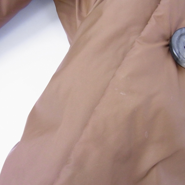 実際に弊社で買取させて頂いたDIESEL BLACK GOLD/ディーゼル ブラック ゴールド ナイロン Pコート ブラウン/44の画像 7枚目