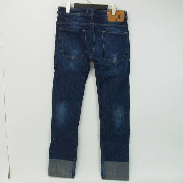 実際に弊社で買取させて頂いたDIESEL BLACK GOLD/ディーゼル ブラック ゴールド 裾コーティング デニムパンツ/28の画像 1枚目