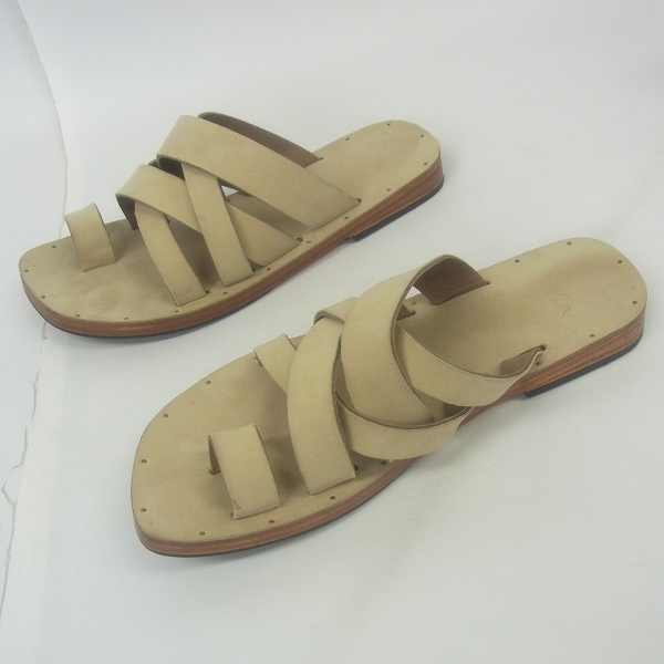 実際に弊社で買取させて頂いたwjk/ダブルジェイケイ LEATHER SANDAL sheep leather レザーサンダル 8042 sl02t-25/42の画像 3枚目