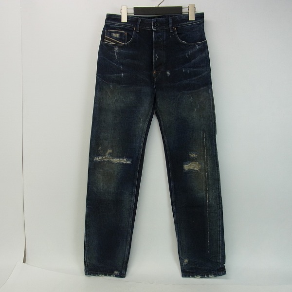 実際に弊社で買取させて頂いたDIESEL BLACK GOLD/ディーゼル ブラック ゴールド クラッシュ加工 デニムパンツ/28