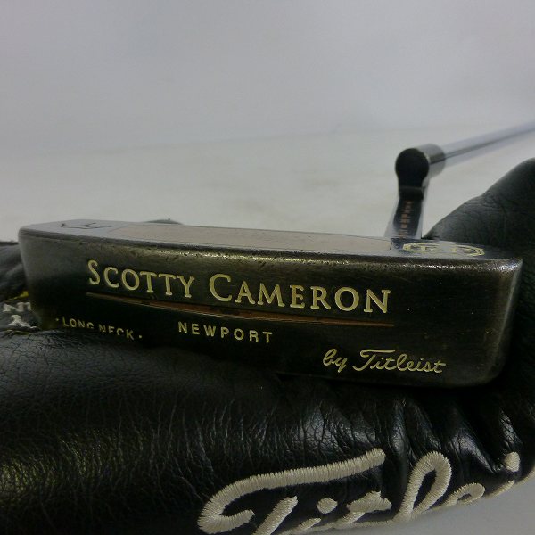 実際に弊社で買取させて頂いた★SCOTTY CAMERON/スコッティ・キャメロン ロングネック パター NEW PORT Te I3 34.375インチ Titleist