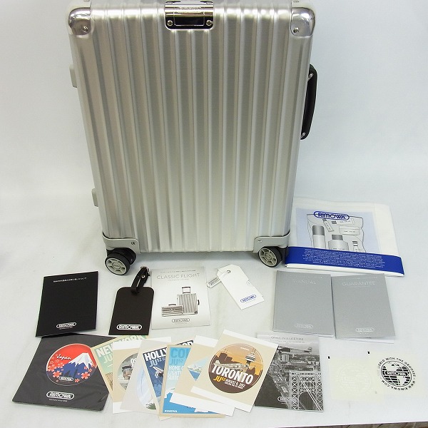 実際に弊社で買取させて頂いたRIMOWA/リモワ CLASSIC FLIGHT/クラシックフライト キャビンマルチホイール/4輪 TSAロック スーツケース 971.52 /33Lの画像 8枚目