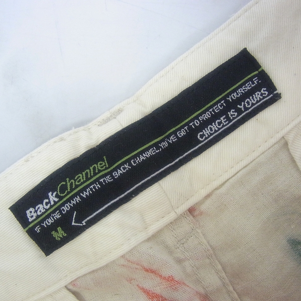 実際に弊社で買取させて頂いたBack Channel/バックチャンネル ハーフ パンツ/Mの画像 3枚目