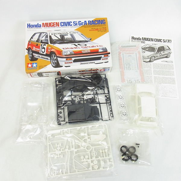 実際に弊社で買取させて頂いた【未組立】TAMIYA/タミヤ 1/24 HONDA/ホンダ 無限シビックSi Gr.Aレーシングの画像 1枚目