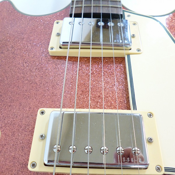 実際に弊社で買取させて頂いた★Ibanez/アイバニーズ セミアコースティックギター AM83LTD-SPP 限定カラー ソフトケース付の画像 5枚目