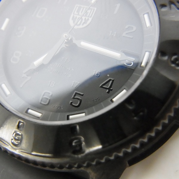 実際に弊社で買取させて頂いたLUMINOX/ルミノックス F-117ナイトホークシリーズ2 ブラックアウトの画像 6枚目