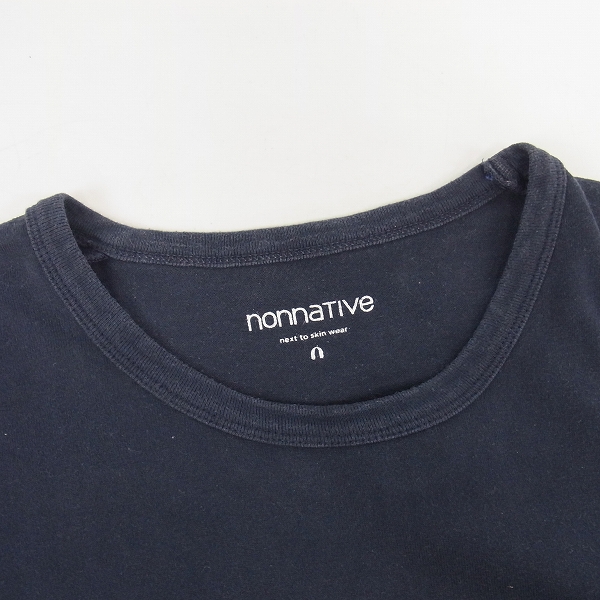 実際に弊社で買取させて頂いたNONNATIVE/ノンネイティブ 胸ポケット無地Tシャツ/カットソー/0/2点セットの画像 4枚目