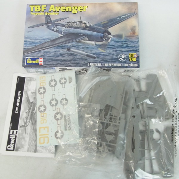 実際に弊社で買取させて頂いたRevell/レベル他 ヘルキャット/アべンジャー/日本陸軍 中島 キ27 九七式戦闘機 1/48 プラモデル 3点セットの画像 2枚目