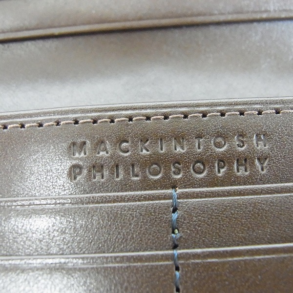 実際に弊社で買取させて頂いたMACKINTOSH PHILOSOPHY/マッキントッシュ フィロソフィー レザー長財布/515014の画像 8枚目
