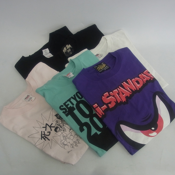 実際に弊社で買取させて頂いた銀杏BOYZ/Hi-STANDARD/ハイスタンダード他 バンドTシャツ/バンT M 6点セット