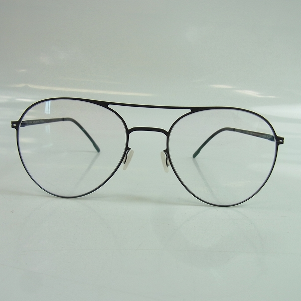 実際に弊社で買取させて頂いたMYKITA/マイキータ LITE ESBJOERN ダブルブリッジ/ティアドロップ メガネ/眼鏡 135/002の画像 1枚目