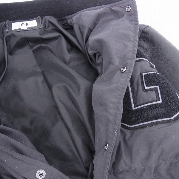 実際に弊社で買取させて頂いたgood enough/グッドイナフ 袖レザーダウンスタジャン/ジャケット/Lの画像 4枚目