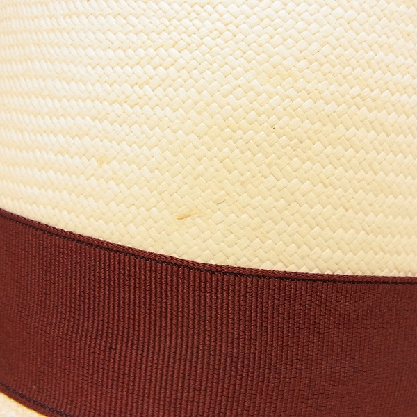 実際に弊社で買取させて頂いたBorsalino/ボルサリーノ イタリア製 EXファイン本パナマ中折れハット 140339/57の画像 7枚目