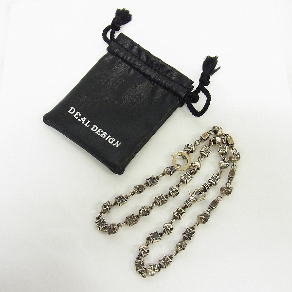 実際に弊社で買取させて頂いたDEAL DESIGN/ディールデザイン スカルズ＆クロス チェーンの画像 4枚目