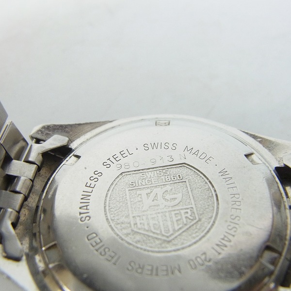 実際に弊社で買取させて頂いたTAG HEUER /タグホイヤー 1000シリーズ　プロフェッショナルダイバークォーツ/980-913Nの画像 3枚目