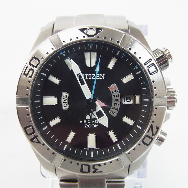 実際に弊社で買取させて頂いたCITIZEN/シチズン プロマスター AIR DIVER'S/エアダイバーズ 200M PMD56-3081 H112-T016651