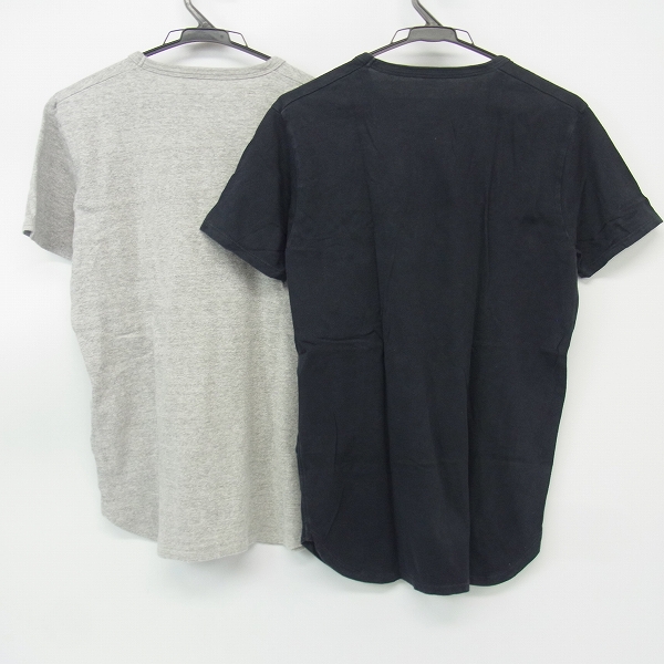 実際に弊社で買取させて頂いたNONNATIVE/ノンネイティブ 胸ポケット無地Tシャツ/カットソー/黒/灰/0/2点セットの画像 1枚目