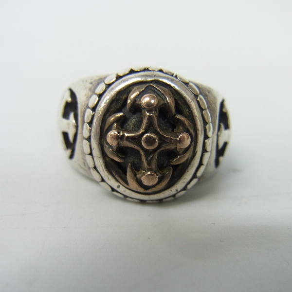 実際に弊社で買取させて頂いたLord Camelot/ロードキャメロット クロスモチーフ ガレッジリング/19号の画像 1枚目