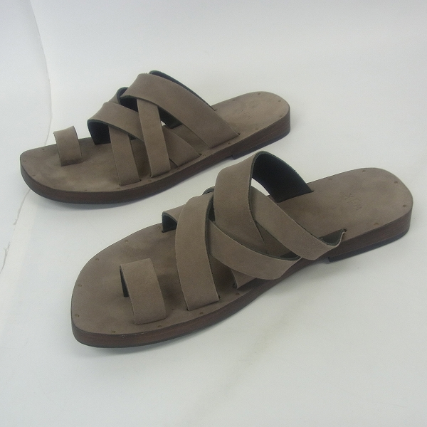 実際に弊社で買取させて頂いたwjk/ダブルジェイケイ LEATHER SANDAL sheep leather レザーサンダル 8042 sl02t-95/42の画像 3枚目