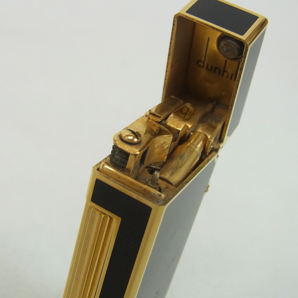 実際に弊社で買取させて頂いたdunhill/ダンヒル ガスライター ラッカー ブラックの画像 3枚目