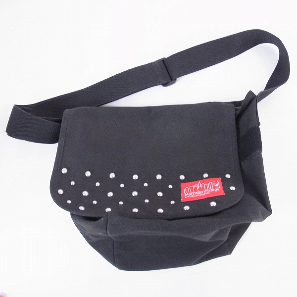 実際に弊社で買取させて頂いたManhattan Portage/マンハッタンポーテージ スタッズ/メッセンジャーバッグ