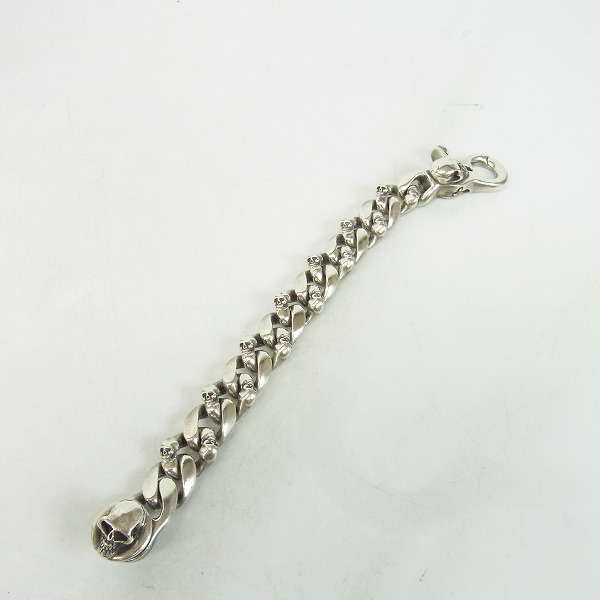 実際に弊社で買取させて頂いたSTANLEY GUESS/スタンリーゲス スカルクリップ/ファンシーリンク ブレスレットの画像 6枚目