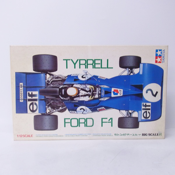 実際に弊社で買取させて頂いた【未組立】タミヤ 1/12 タイレルフォード F-1/TYRRELL FORD F1 ビッグスケール 