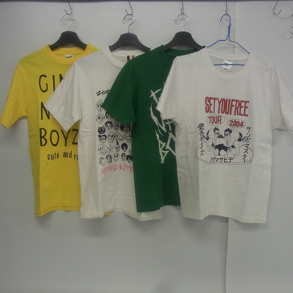 実際に弊社で買取させて頂いたGOING STEADY/銀杏BOYZ他 バンドTシャツ/バンT S 7点セットの画像 1枚目