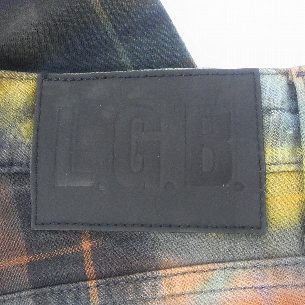 実際に弊社で買取させて頂いたL.G.B./lgb/ルグランブルー S-WOLF 0723N カラーリングチェック パンツ Size：32の画像 2枚目