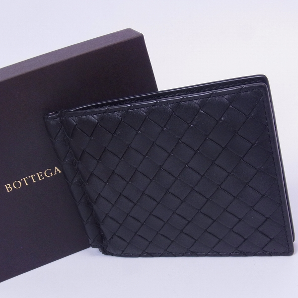 実際に弊社で買取させて頂いたBOTTEGA VENETA/ボッテガヴェネタ イントレチャートマネークリップ付きカードケース