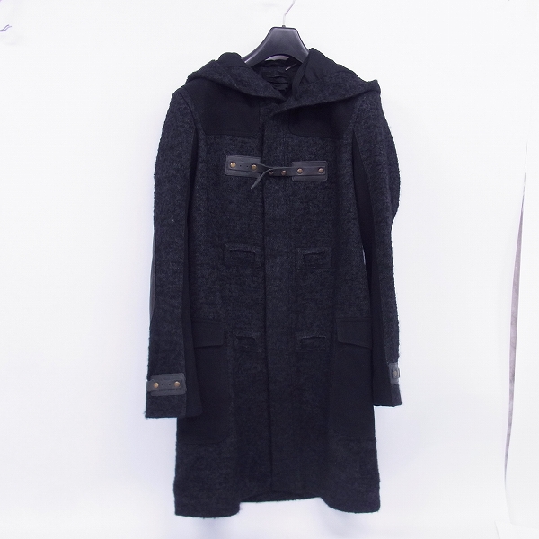 実際に弊社で買取させて頂いたDIESEL BLACK GOLD/ディーゼル ブラック ゴールド レザーエルボーパッチ フーデッドコート/S