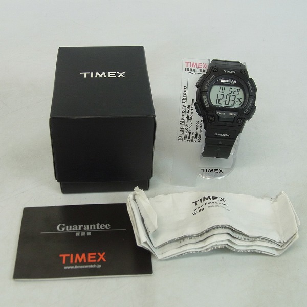 実際に弊社で買取させて頂いたTIMEX/タイメックス IRONMAN TRIATHLON/アイアンマン トライアスロン デジタル腕時計/T5K265の画像 6枚目