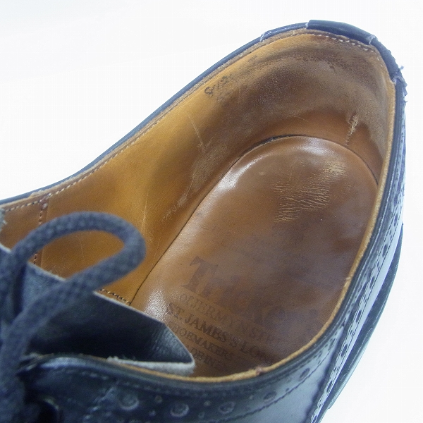 実際に弊社で買取させて頂いたTricker's/トリッカーズ ウィングチップドレスシューズ/M5633/8.5/FTTING5の画像 4枚目