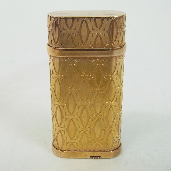 実際に弊社で買取させて頂いたCartier/カルティエ ハッピーバースデー ガスライター ゴールドの画像 1枚目