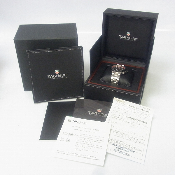 実際に弊社で買取させて頂いたTAG Heuer/タグホイヤー フォーミュラ１ クォーツ/クロノグラフ 腕時計/CAU1116【動作未確認】の画像 5枚目