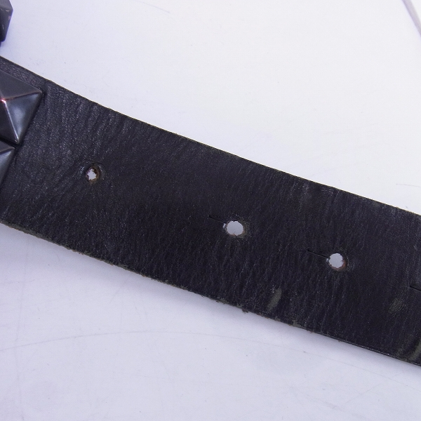 実際に弊社で買取させて頂いたGARNI×SLYANDROBBY/ガルニ×スライアンドロビー クロスバックル スタッズベルトの画像 9枚目
