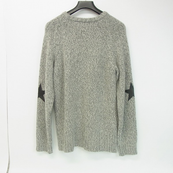 実際に弊社で買取させて頂いたdrestrip/ドレストリップ クルーネックニットセーター/スターパッチ/Lの画像 1枚目