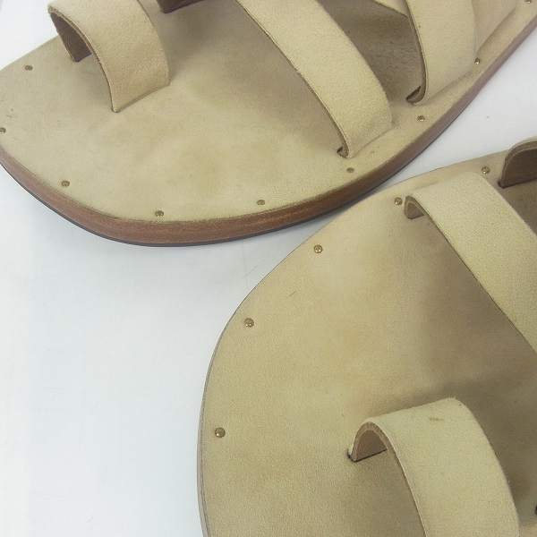 実際に弊社で買取させて頂いたwjk/ダブルジェイケイ LEATHER SANDAL sheep leather レザーサンダル 8042 sl02t-25/42の画像 4枚目