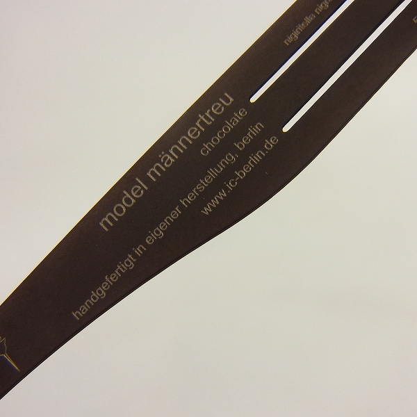 実際に弊社で買取させて頂いたic!berlin/アイシーベルリン mannertreu/chocolate 眼鏡フレーム/メガネフレームの画像 4枚目