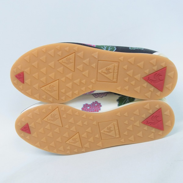 実際に弊社で買取させて頂いた【未使用】le cop sportif /ルコックスポルティフ SOUSOU BC 花柄 スニーカー QLC-7106/24の画像 2枚目