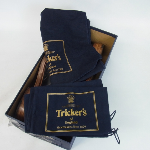 実際に弊社で買取させて頂いたTricker's/トリッカーズ バートン カントリーコレクション レザーシューズ/M5633/7の画像 9枚目