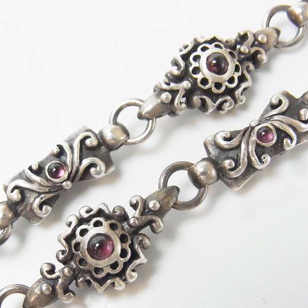 実際に弊社で買取させて頂いたロードキャメロット 燭台モチーフペンダントトップ/ガーネットチェーン LC163/LC1102の画像 4枚目