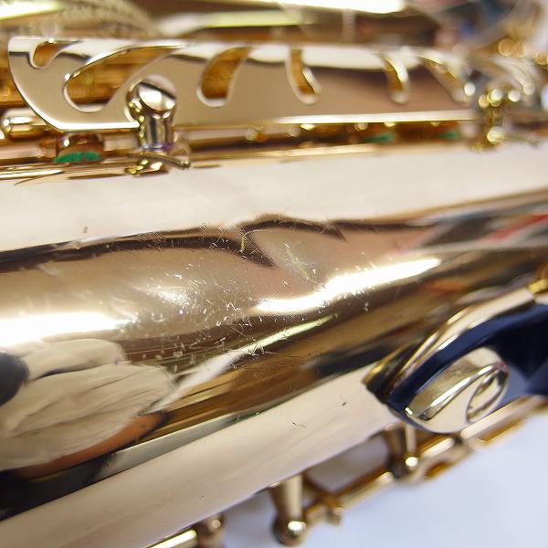 実際に弊社で買取させて頂いた★H.SELMER/セルマー SA80Ⅱ Super Action SERIE2 W/E GL 彫刻入り テナーサックス 純正ケース付の画像 5枚目
