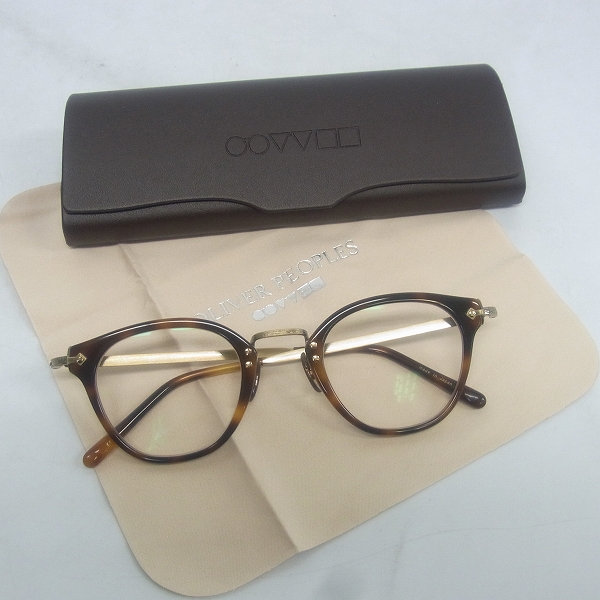 実際に弊社で買取させて頂いたOLIVER PEOPLES/オリバーピープルズ メガネフレーム 507C DMの画像 6枚目